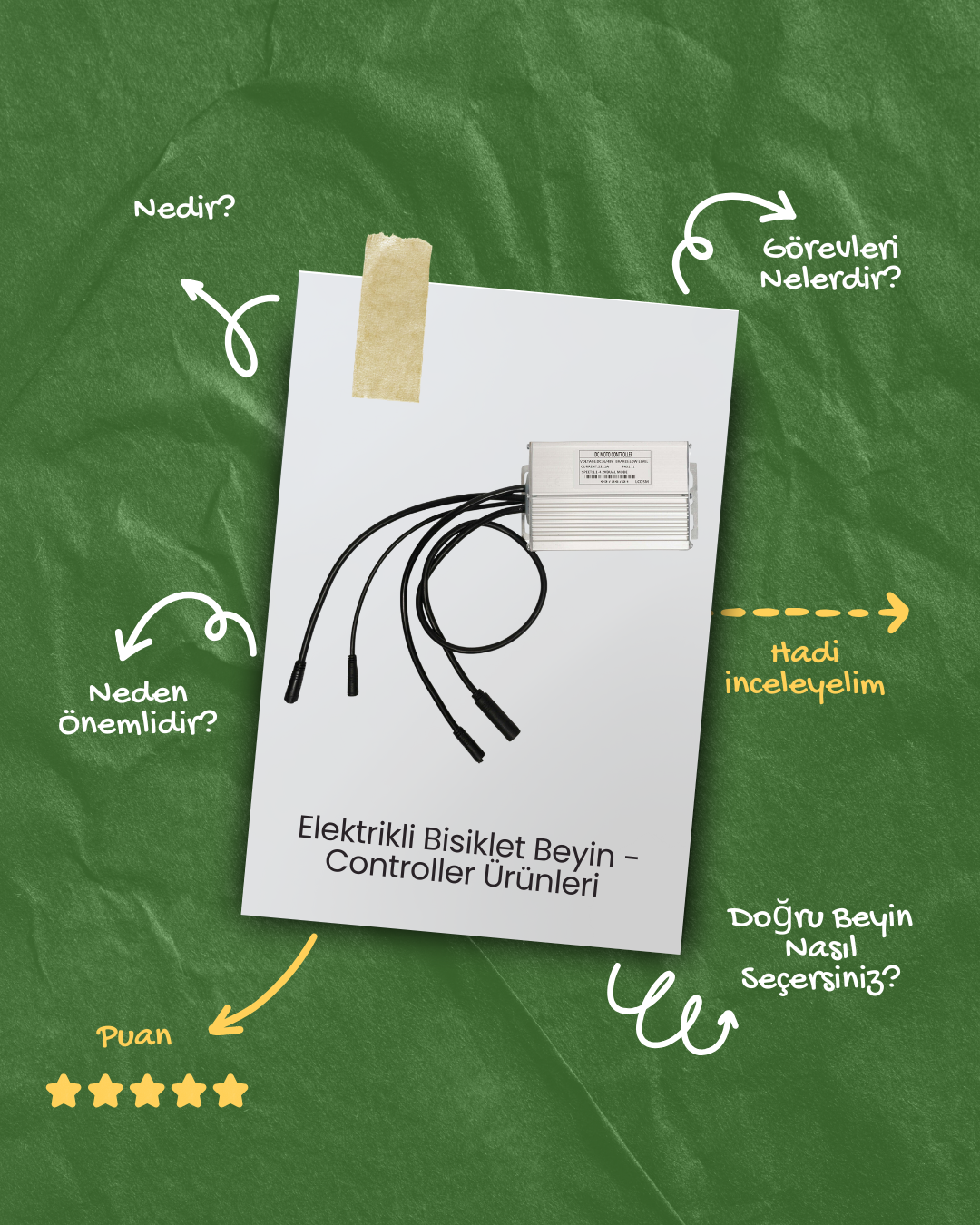 Elektrikli Bisiklet Beyin - Controller Ürünleri
