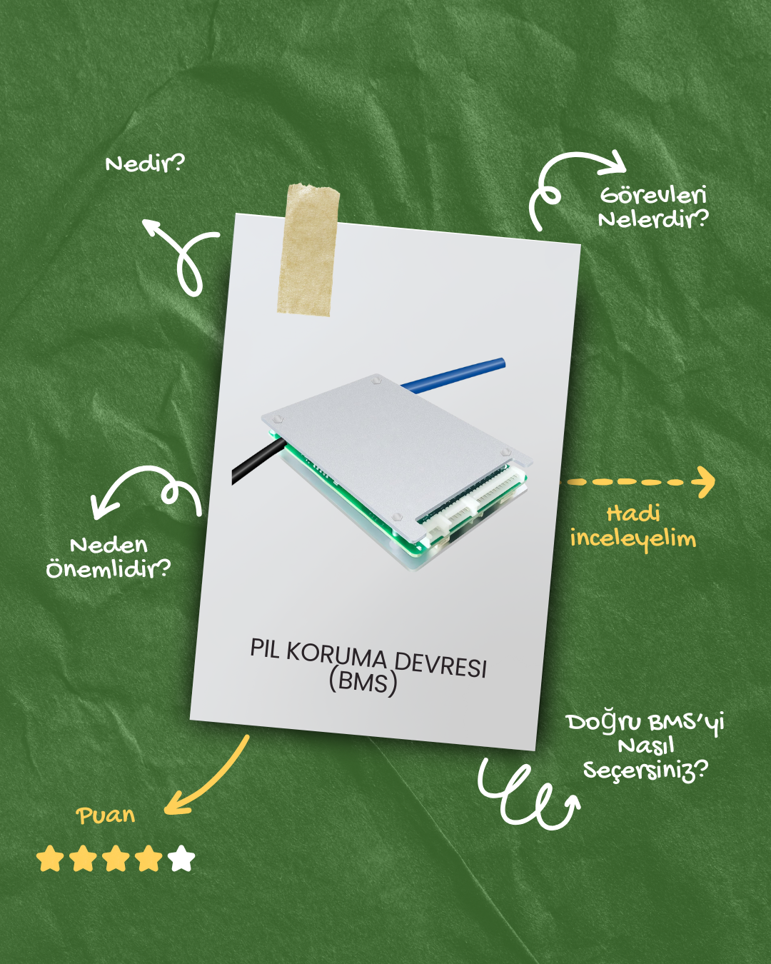 pil koruma devresi bms nedir