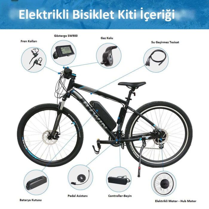 48V 500W Elektrikli Bisiklet Donusum Kiti2