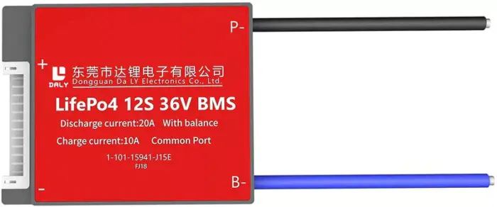 Daly Lifepo4 12s 20a Kontakli BMS 36 v