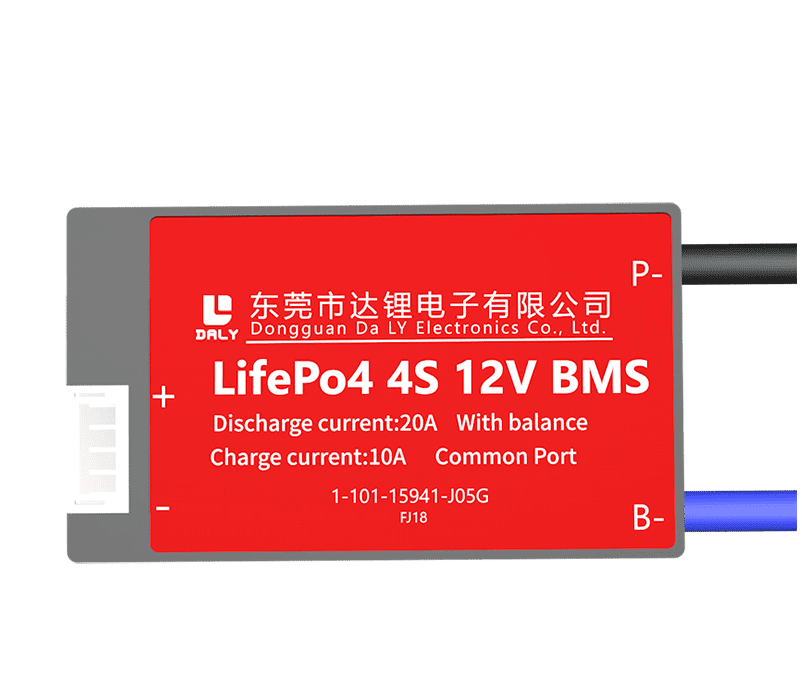 Daly Lifepo4 4s 20a Kontaklı BMS – 12v 1 Daly Lifepo4 4s 20a Kontaklı BMS