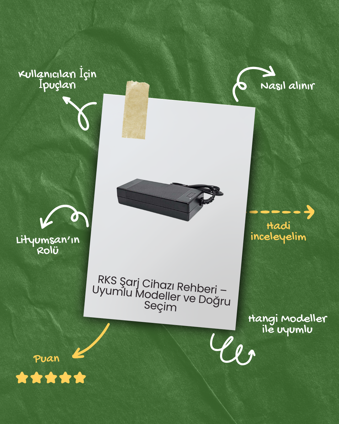 RKS Sarj Cihazi Rehberi Uyumlu Modeller ve Dogru Secim