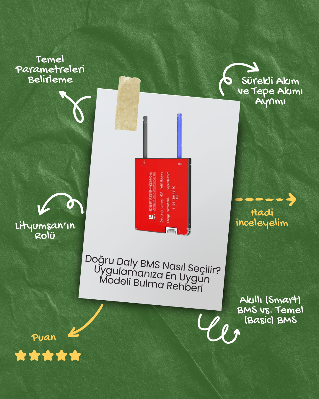 Dogru Daly BMS Nasil Secilir Uygulamaniza En Uygun Modeli Bulma Rehberi