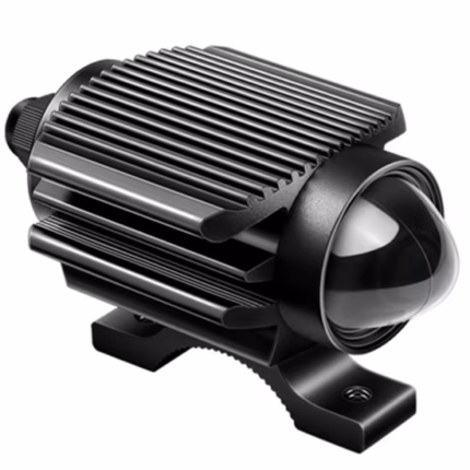 Uçak Tipi Soğutmalı LED Far (12V–60V, Şimşek Modlu, Su Geçirmez, Alüminyum Gövde)